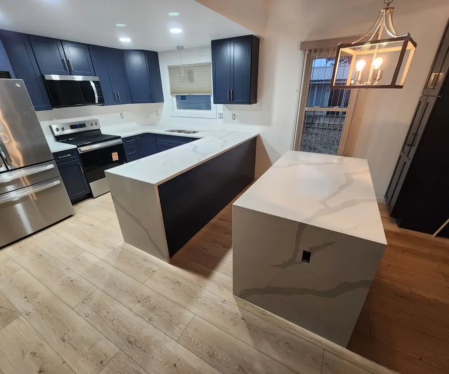Quartz countertop example