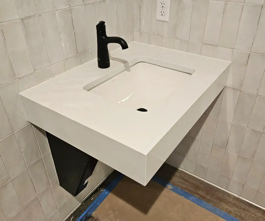 Edge Styles countertop example